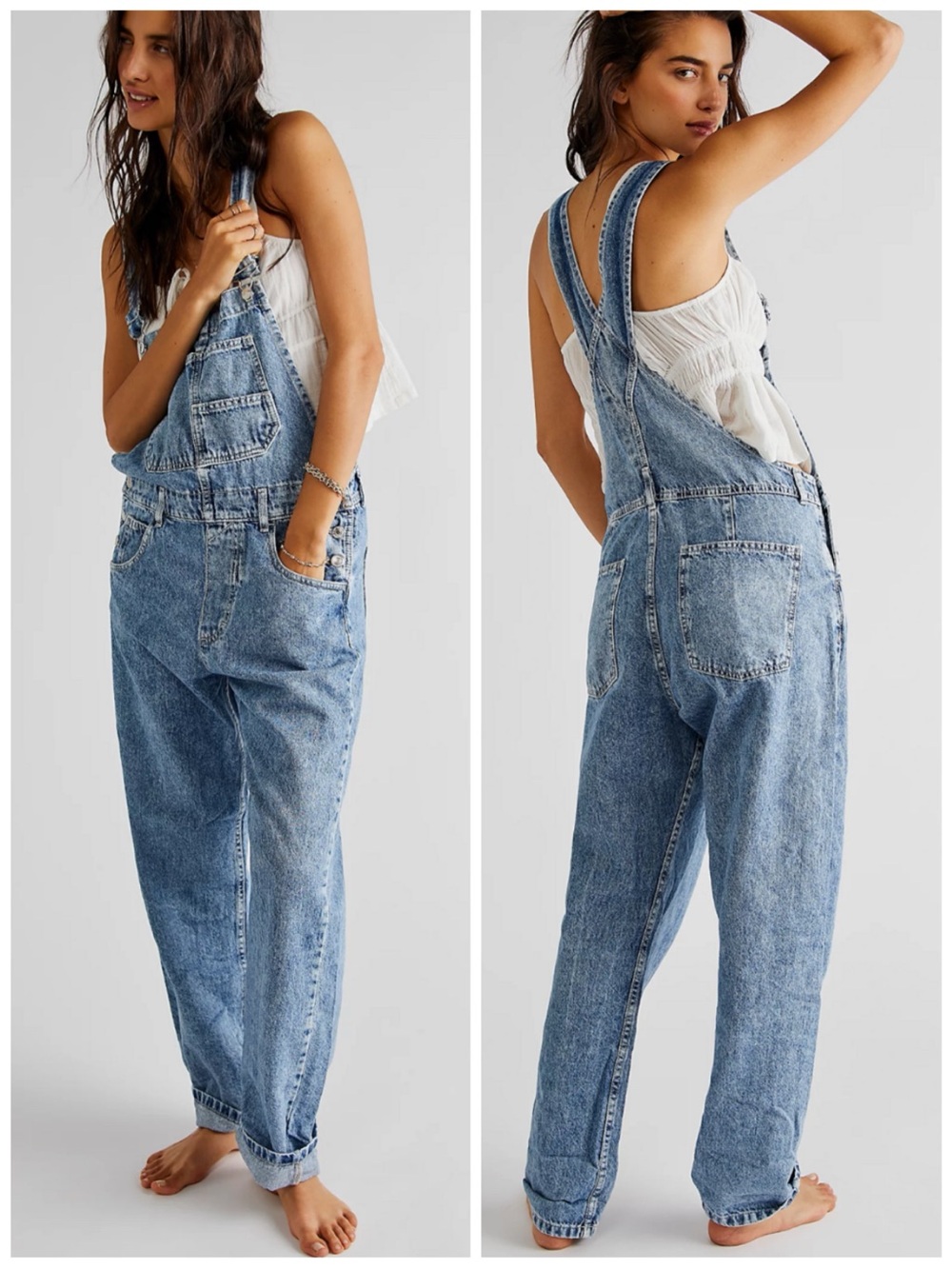 We The Free Ziggy Denim Overalls ~ Size S ~ Item #P71